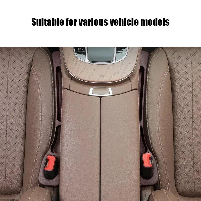 Car Seat Gap Stuff Side Seam Universal PU Car Gap Filler Leakproof Seat Gap Storage Organizer Car Interior Accessories 1 Pair